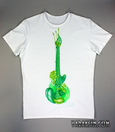 футболка с гитарой
